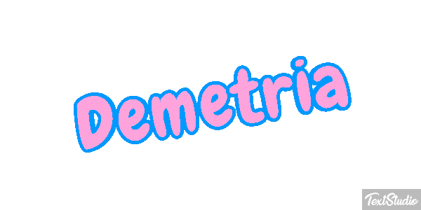 Demetria Efecto de texto