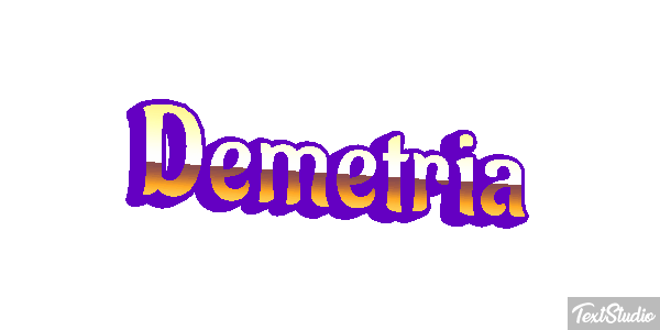 Demetria Efecto de texto