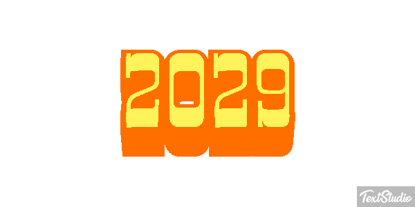 2029 Tekst effect