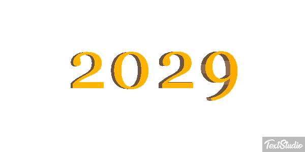 2029 Tekst effect