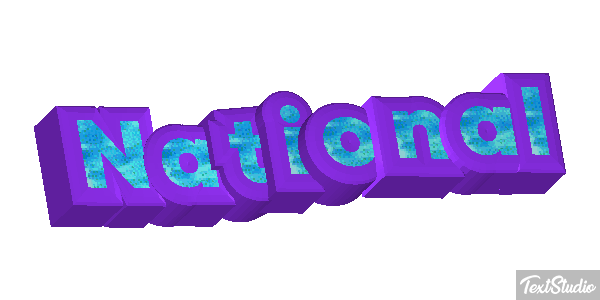 National Text effect