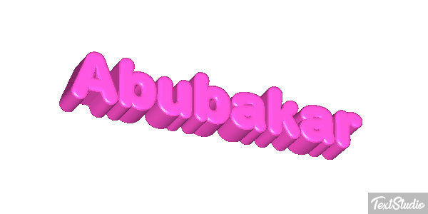 Abubakar Efecto de texto