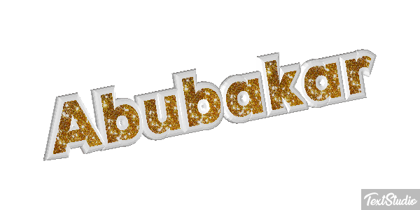 Abubakar Efecto de texto