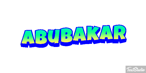 Abubakar Efecto de texto