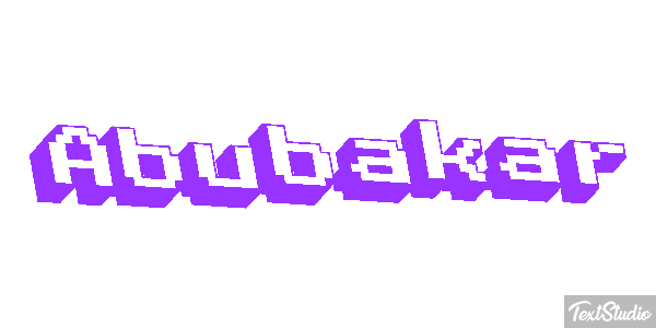 Abubakar Efecto de texto