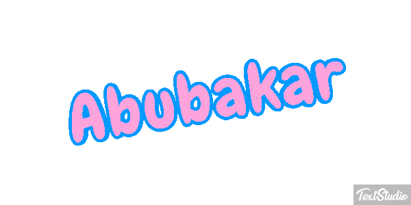 Abubakar Efecto de texto