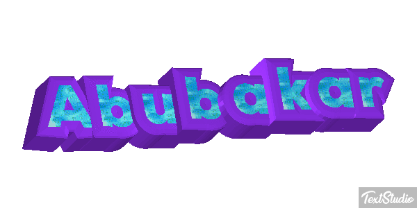 Abubakar Efecto de texto