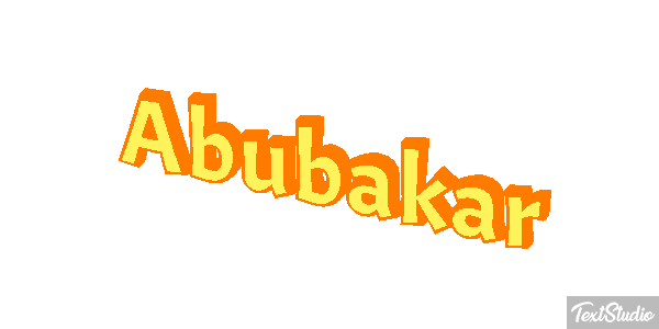 Abubakar Efecto de texto