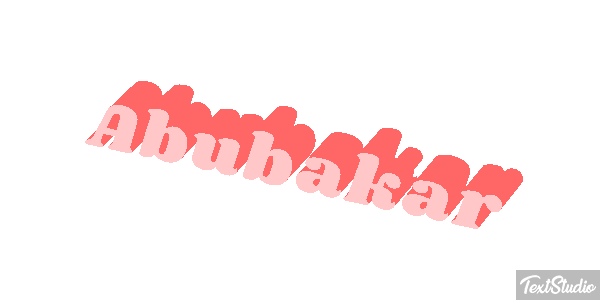Abubakar Efecto de texto