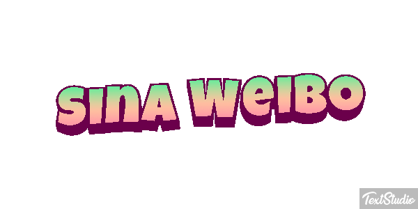 Sina Weibo Efekt tekstowy