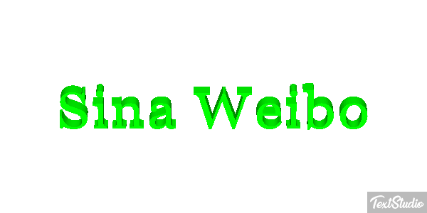 Sina Weibo Efekt tekstowy