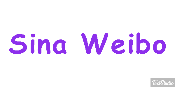 Sina Weibo Efekt tekstowy
