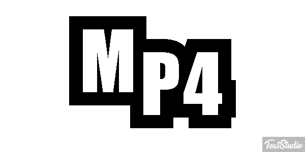 MP4 Текстовый эффект