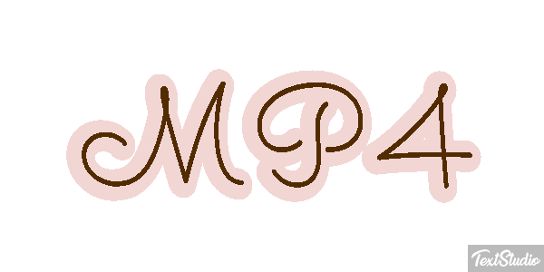 MP4 Текстовый эффект
