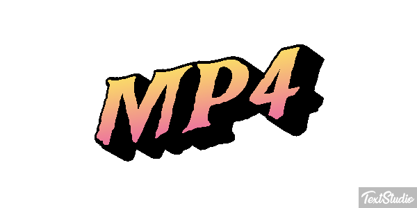 MP4 Текстовый эффект