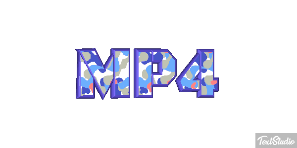 MP4 Текстовый эффект