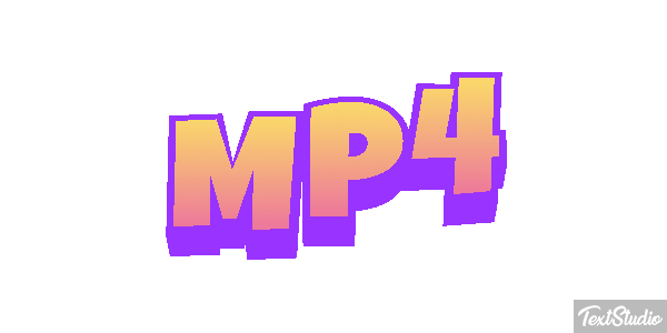 MP4 Текстовый эффект