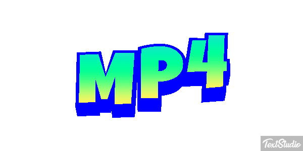 MP4 Текстовый эффект