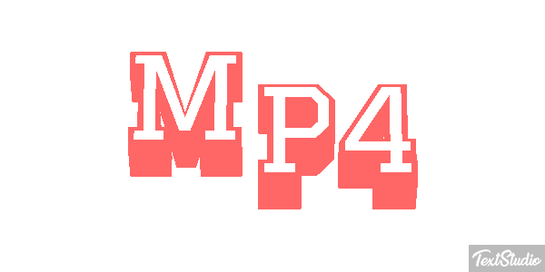 MP4 Текстовый эффект