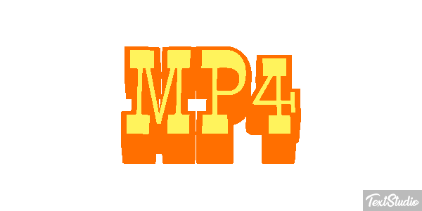 MP4 Текстовый эффект
