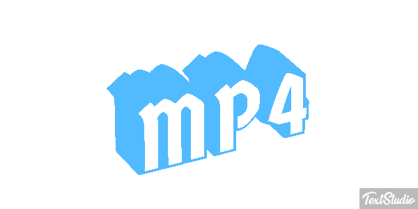 MP4 Текстовый эффект