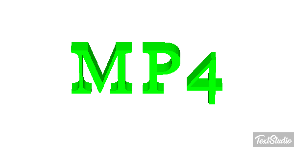 MP4 Текстовый эффект