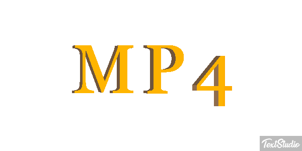 MP4 Текстовый эффект