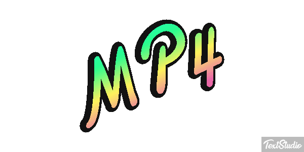 MP4 Текстовый эффект