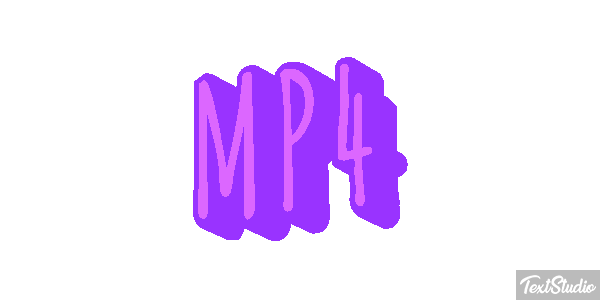 MP4 Текстовый эффект