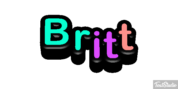 Britt Efekt tekstowy