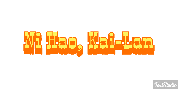 Ni Hao, Kai-Lan Metin efekti
