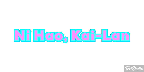 Ni Hao, Kai-Lan Metin efekti