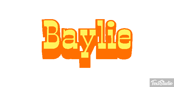 Baylie Texteffekt
