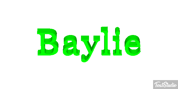 Baylie Texteffekt