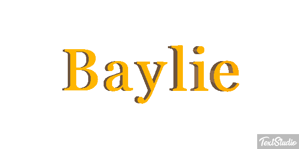 Baylie Texteffekt