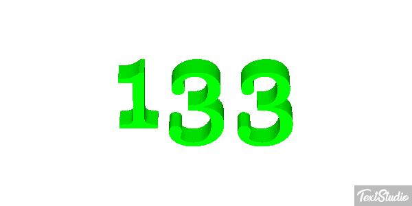 133 Efecto de texto