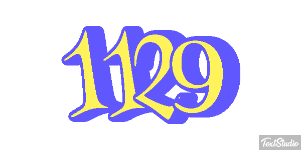 1129 Text effect
