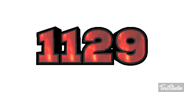 1129 Text effect
