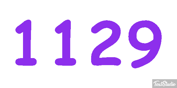 1129 Text effect