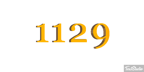 1129 Text effect