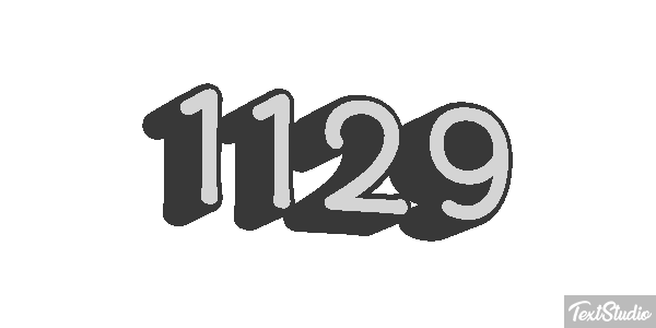 1129 Text effect