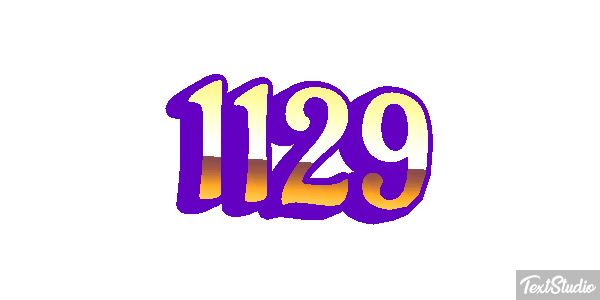 1129 Text effect