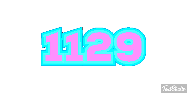 1129 Text effect