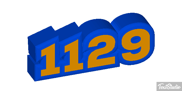 1129 Text effect