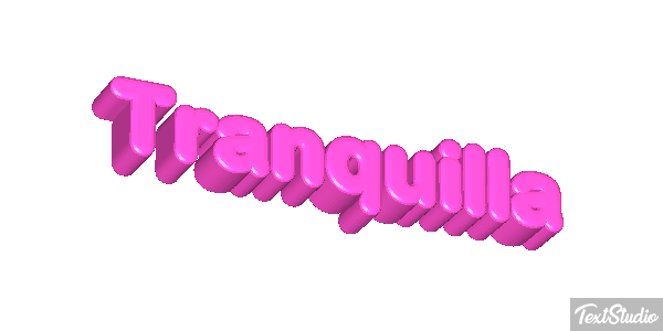 Tranquilla Effetto testo