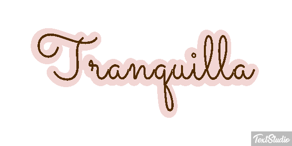 Tranquilla Effetto testo