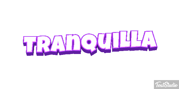 Tranquilla Effetto testo