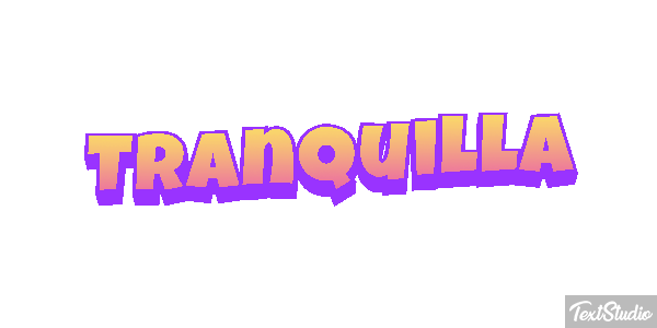 Tranquilla Effetto testo