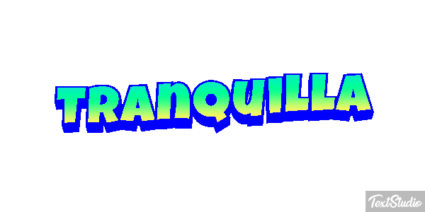 Tranquilla Effetto testo