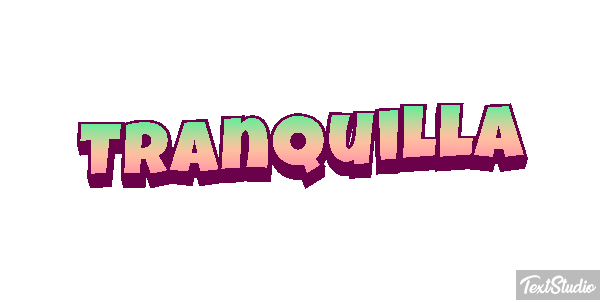 Tranquilla Effetto testo
